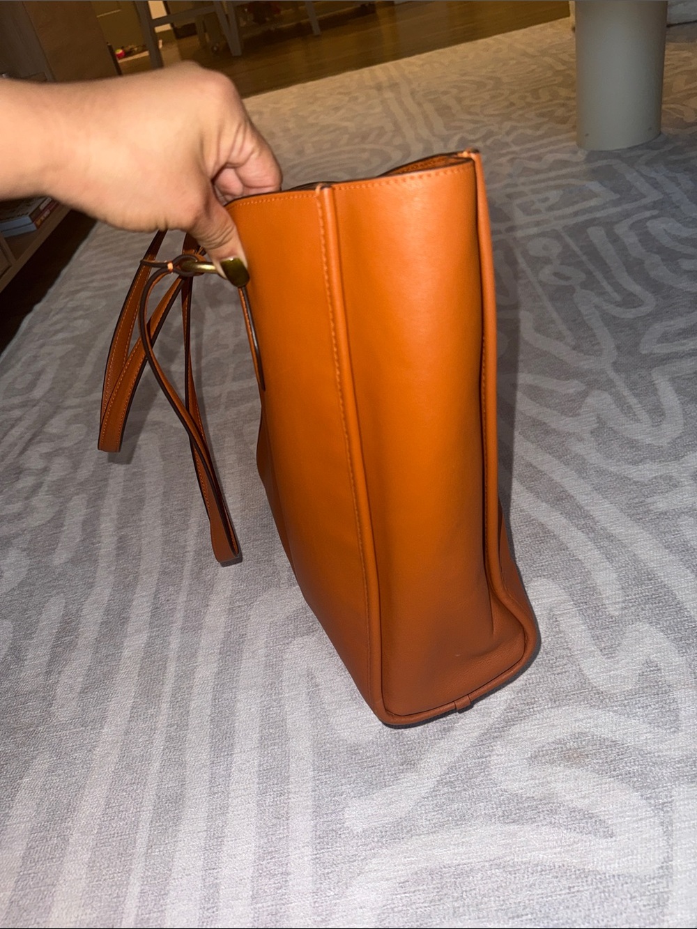 Coach Theo Tote Bag in Canyon - Picture 3 of 8